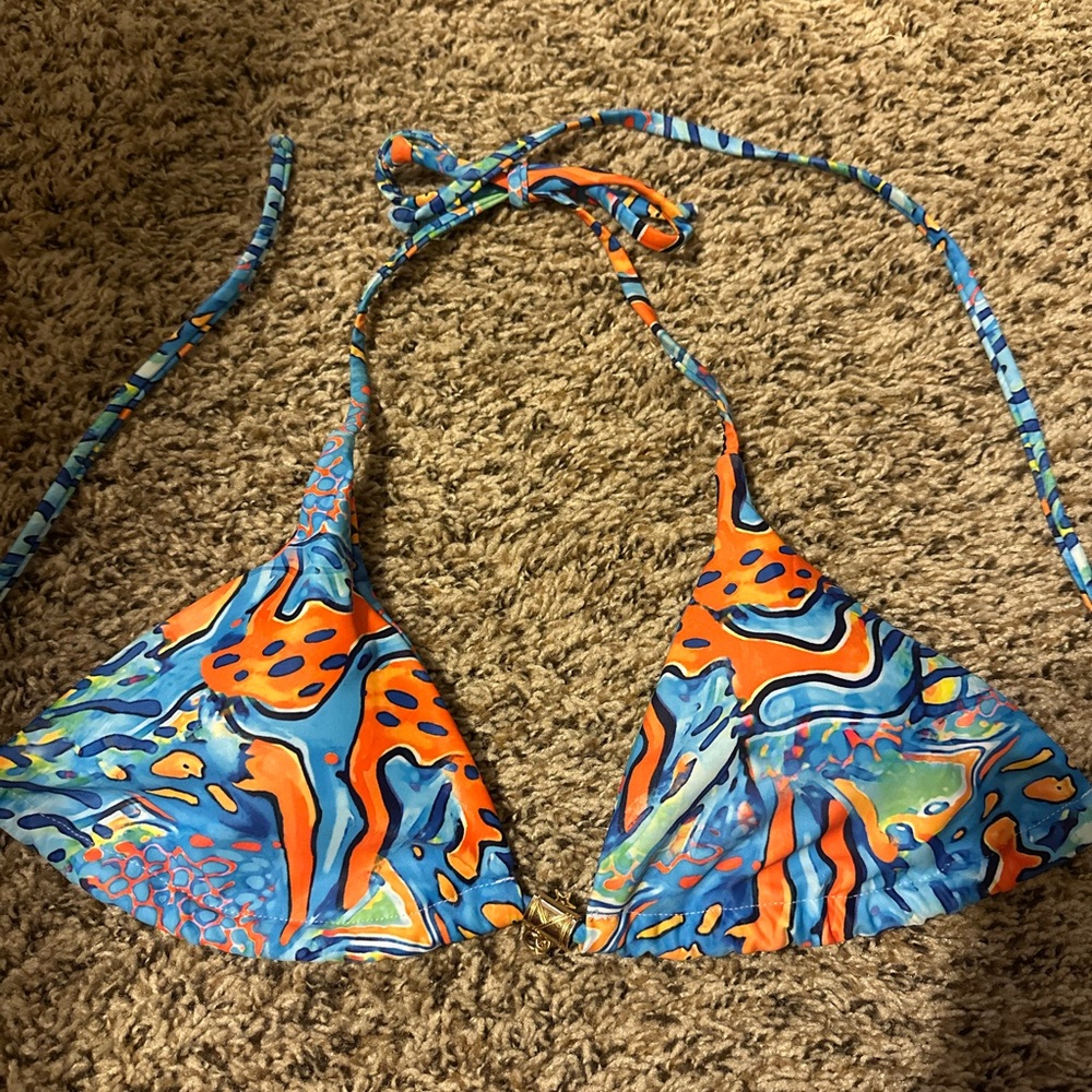 Vibrant Abstract Bikini Top